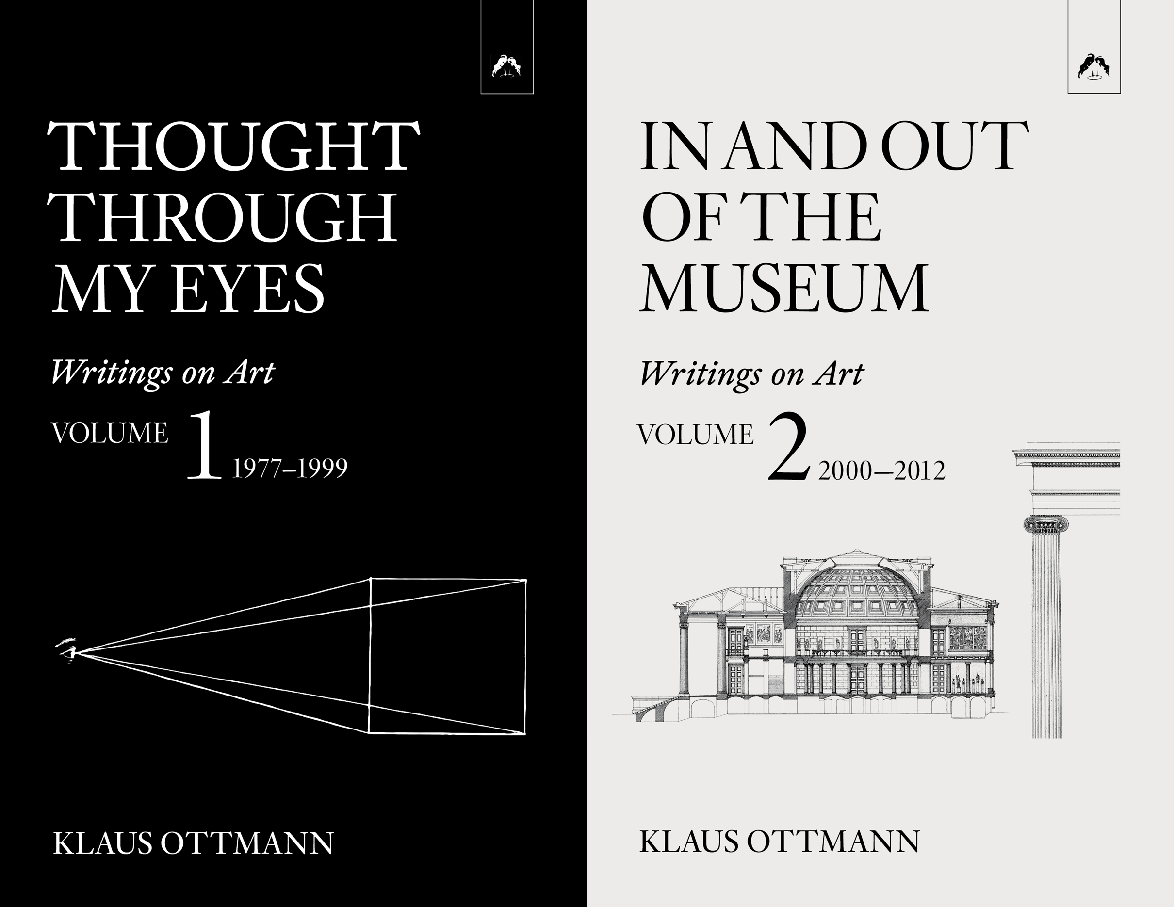 Covers of writings on art